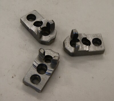 Set of 3 Jaws, Huron #6-PSH, Serrated, 2.5 x 1.25, Machinist,  sh6639