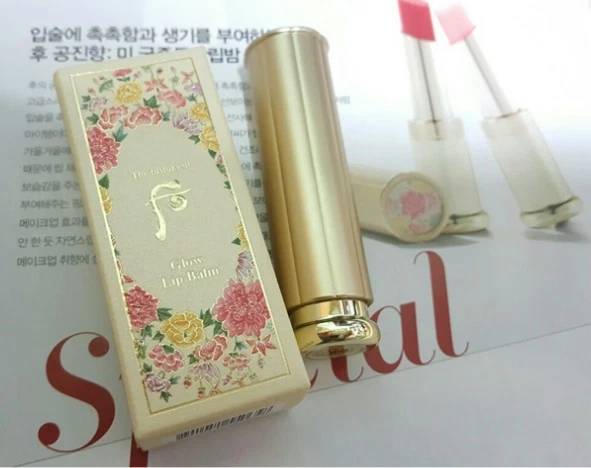 [The History of Whoo] Bálsamo labial rojo Gongjinhyang Mi Glow FPS10 3,3 g Foto 3 de 4