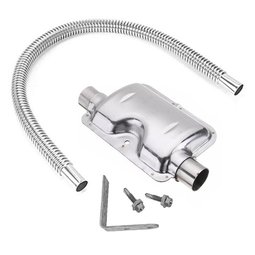 Steel 24mm Exhaust Pipe Silencer Muffler For Car Air Diesel Parking Heater