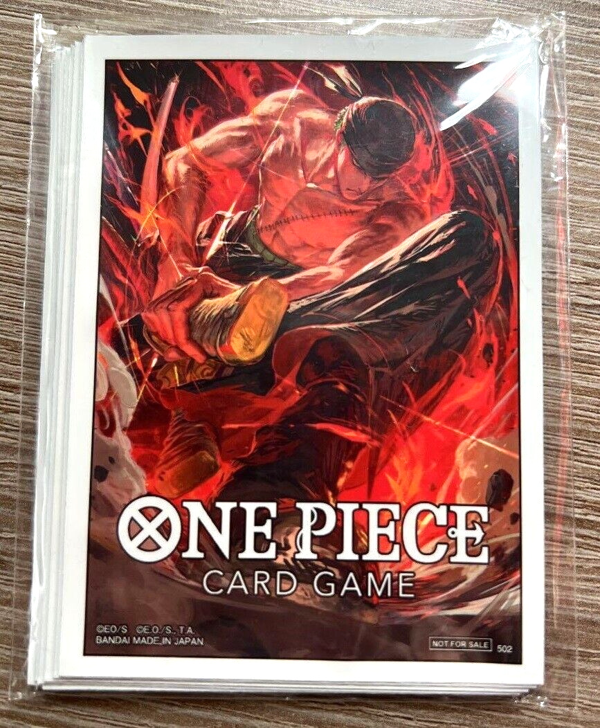 One Piece Card Game Official Sleeve Zoro 10 Sleeves Promotion