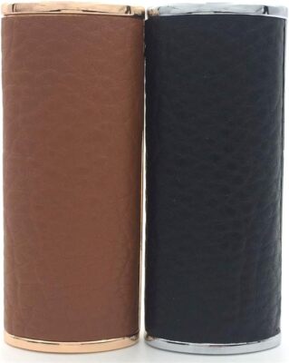  2Pcs Set Metal Leather Lighter Case Cover Holder For Bic Full S