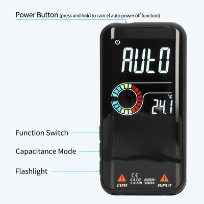 BSIDE S11 Smart Multimeter Wiederaufladbares Digitalmultimeter Tester Auto 