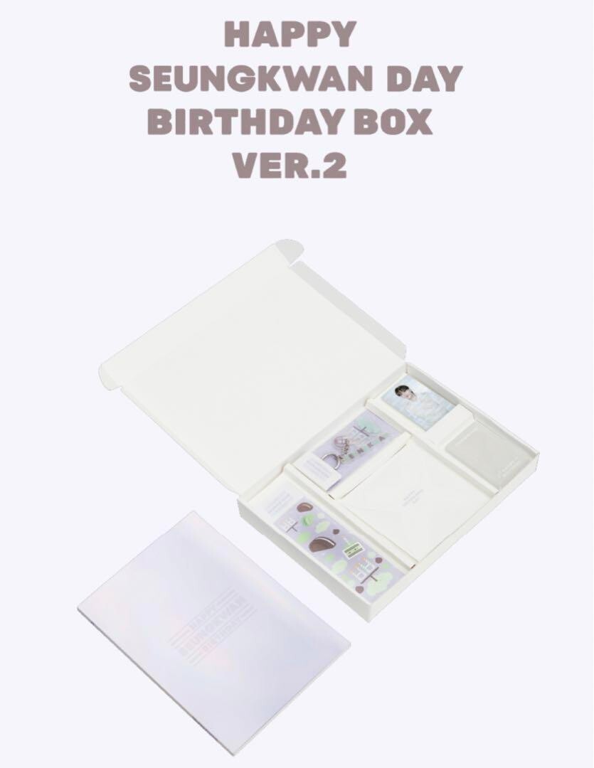 SEVENTEEN HAPPY SEUNGKWAN DAY BIRTHDAY PACKAGE BIRTHDAY BOX 2022 