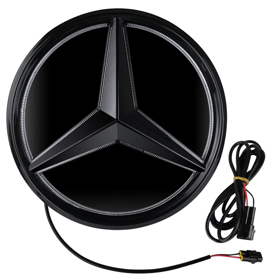 Fit for 2016-19 Mercedes Benz W213 E-Class Car Emblem Light  Front Grille LED- Foto 4 de 4