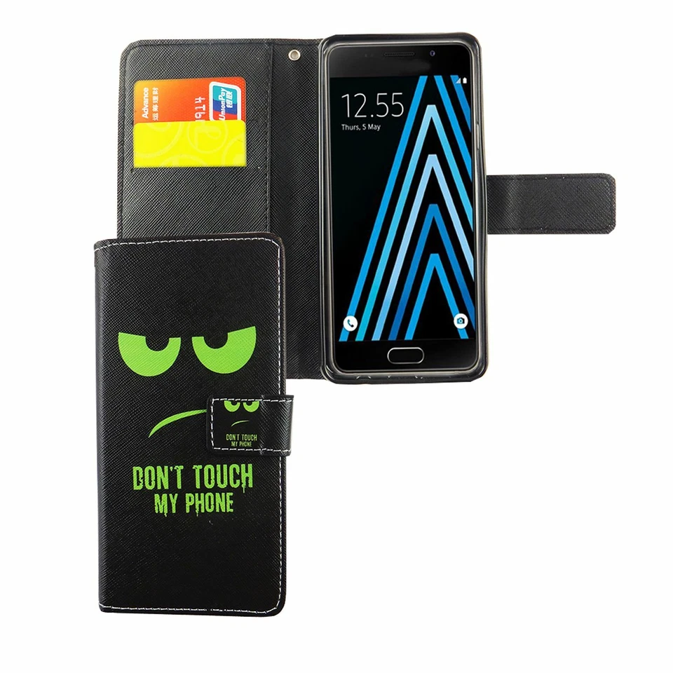 Funda de Teléfono para Samsung Galaxy A3 (2016) Funda Cartera 360 Azul Foto 4 de 4