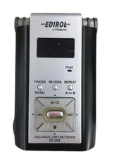 EDIROL by Roland R-09 24 bit Wave MP3 Recorder Silver Good GP