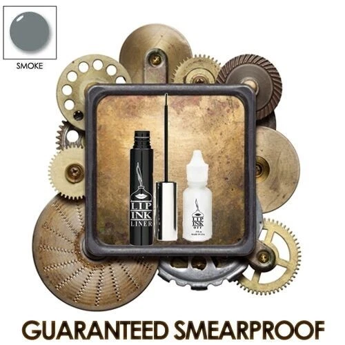 LIP INK STEAMPUNK Smear proof Waterproof Vegan Botanical Liquid EYE LINER SMOKE