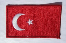 Türkei Turkey Flagge Aufnäher Patch 5 x 8 c...