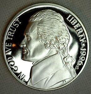 1971 PROOF Jefferson Nickel from US Mint Proof Set 5c Five Cent Coin Made in USA