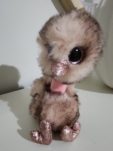 TY Beanie Boos 9" HENNA the OSTRICH sparkle eyes plush toy - Picture 4 of 7