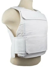 VISM Discreet Plate Carrier Vest MED-2XL w/ External Pkt Shooting Tactical WHT