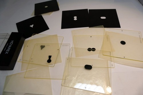 181 Hoyarex double mask creative system Filter set 76X76mm square drop in - Picture 3 of 5