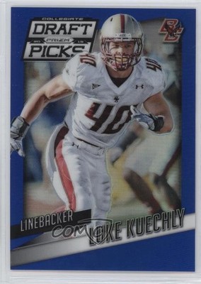 2015 Panini Prizm Collegiate Draft Picks Blue 25/75 Luke Kuechly #68 HOF 9o3