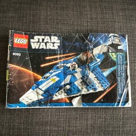 Lego Star Wars Plo Koon's Jedi Starfighter [Set 8093] Read Description NO FIGS