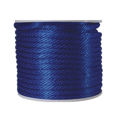 Wellington P7240S0200B48S Blue Solid Braided Poly Derby Rope 140 ft. L