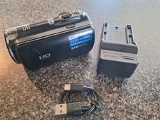 Samsung HMX-F80 HD Flash Memory Camcorder w/ Battery and Charger, Tested