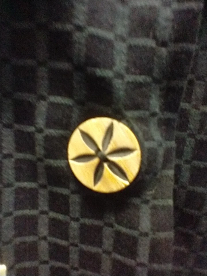 Chaqueta Blazer Indigo Moon Mujer XXL Bordada Forrada Artística Única Arte De Usar Foto 3 de 4