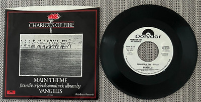 Vangelis   Chariots Of Fire 7'' Vinyl Polydor   PD 2189 1981 NM Promo Copy