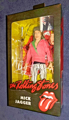 MICK JAGGER: The Rolling Stones - 8  Clothed Action Figure (1975 Look)