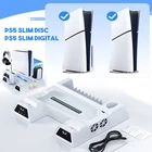For PS5 Slim Stand Cooling Fan Station Controller Charging Dock for Playsation 5