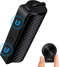 128G Magnetic Voice Recorder with AI-Intelligent Triple Noise Black 