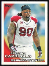 2010 Topps #233 Darnell Dockett Arizona Cardinals