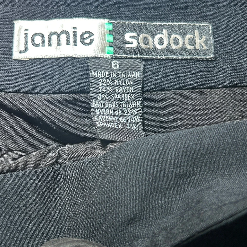 Conjunto de shorts e top Jamie Sadock preto com zíper e colarinho roupa de golfe feminina pequena 6 - Imagem 4 de 4