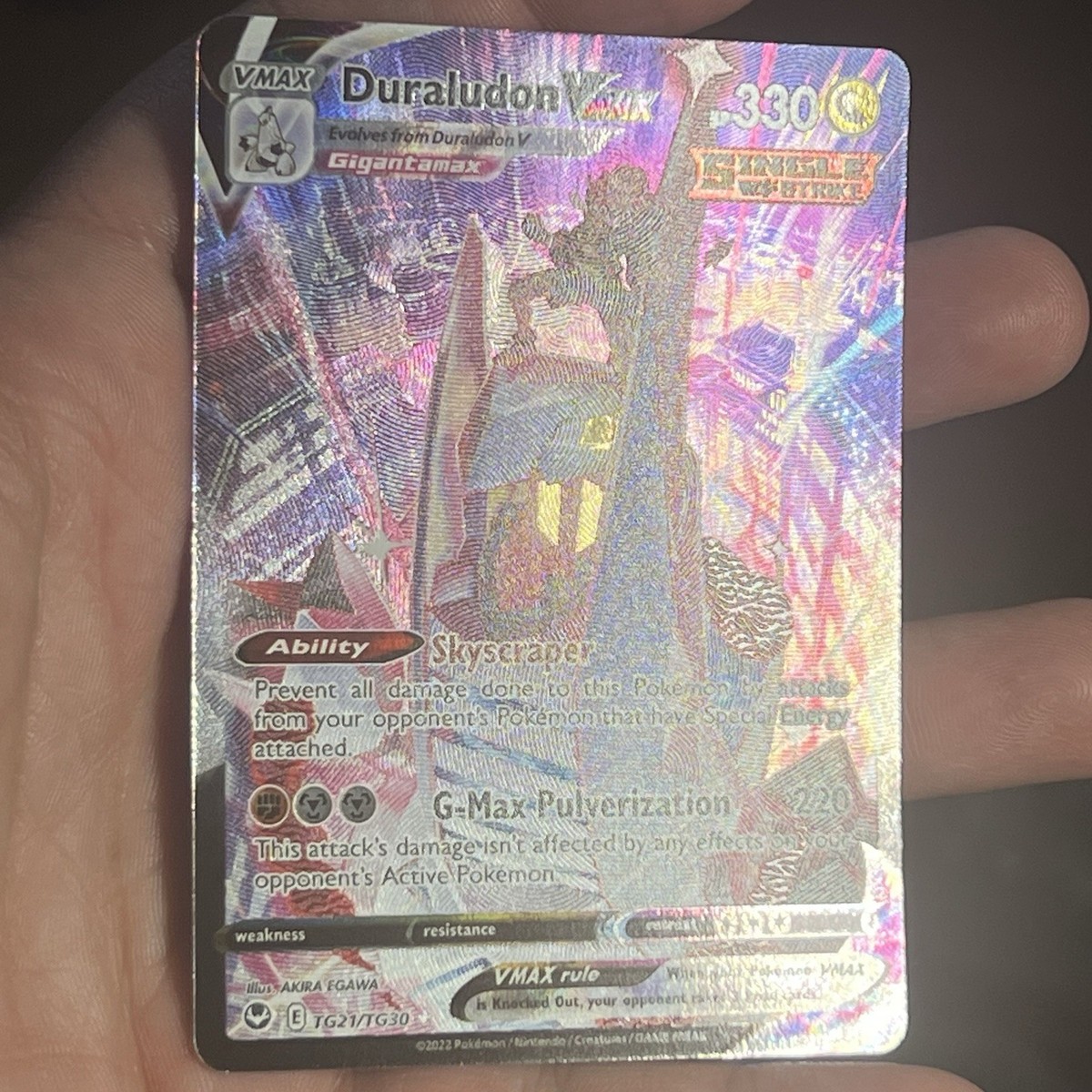 Pokémon Duraludon VMAX TG21/TG30 Swsh12: Silver Tempest Trainer