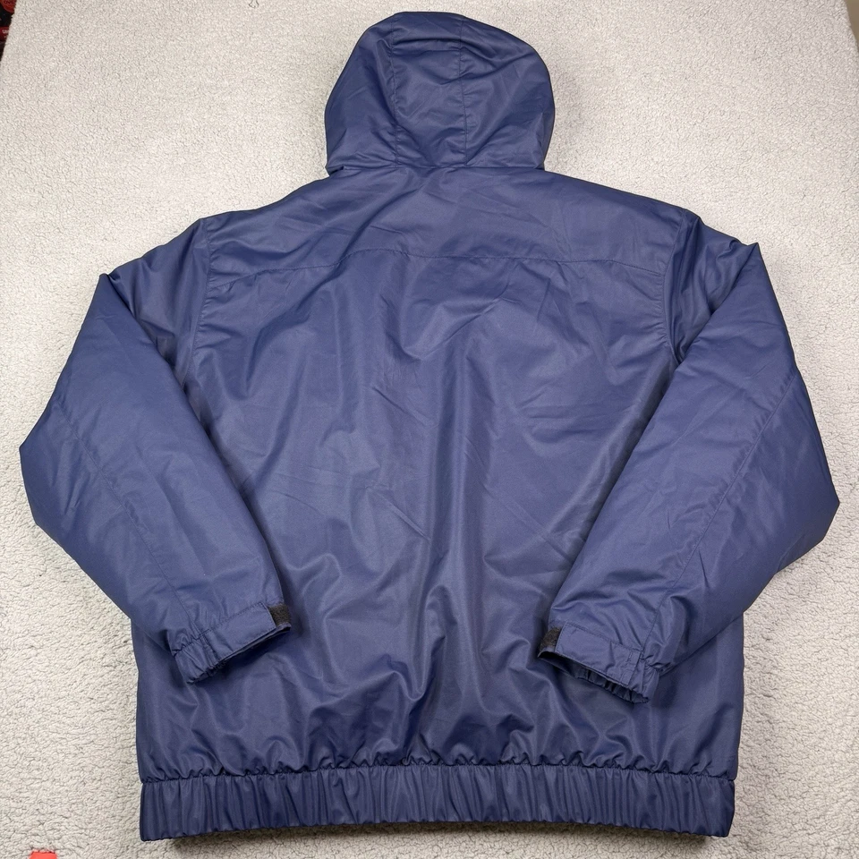 Bass Pro Shops Jacket Mens XL Navy Thermolite Hooded Fleece Lined Winter Coat - Image 2 of 4