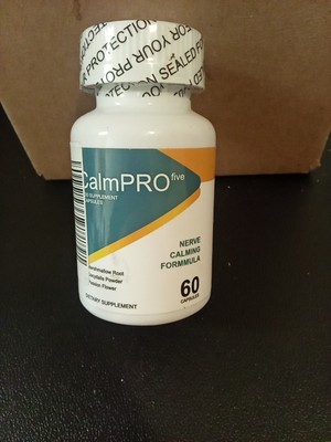 CalmPro 5 Nerve Calming Support Formula Calm Pro 5 - 60 Capsules Exp 12/26