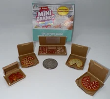 🍕🍕🍗 New!! LOT of 5 Zuru MINI BRANDS Fill The Fridge Series… PIZZA HUT Bundle
