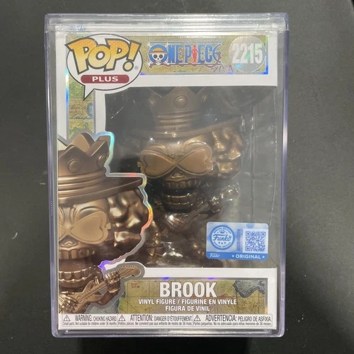 Funko Pop! Brook #2215 - Bronze Statue - One Piece - New & Sealed!