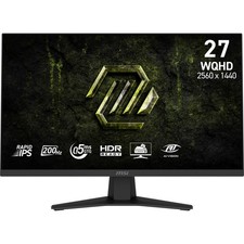 MSI MAG 274QF E20 27" WQHD Rapid IPS 0.5ms GtG 200Hz Anti-glare Gaming Monitor