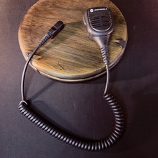 Motorola Impres Two Way Radio Speaker Mic RSM Large 3.5 Jack Black PMMN4071A