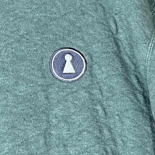 Holderness & Bourne The Ward Sweater Men's XL Green Quilted Company Logo - Picture 9 of 9