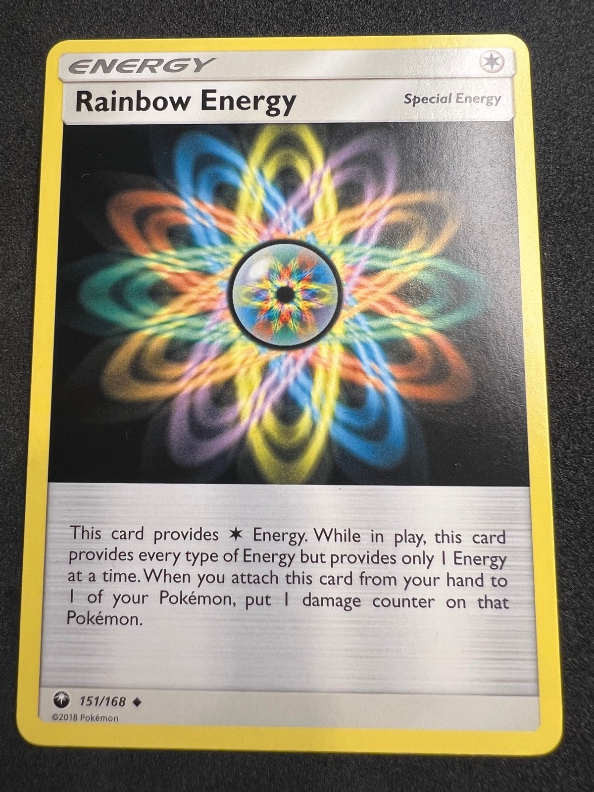 Rainbow Energy 151/168 Uncommon Celestial Storm Pokemon 2018