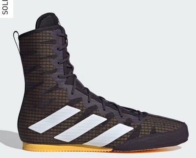 ADIDAS BOX HOG 4 SCHUHE GRÖßE UK 12,5 BRANDNEU ORIGINAL UVP £90 #J14