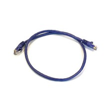 MONOPRICE 3423 Patch Cord,Cat 6,Booted,Purple,2.0 ft. 5VZJ9