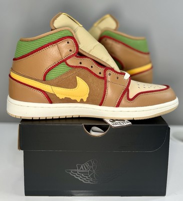 NEW Nike Air Jordan 1 Mid SE 'Cheeseburger' | Sizes 7 - 15