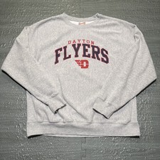 Vtg Y2k Mv Sports Pro Weave Sweatshirt Dayton Flyers Mens Large Gray Crewneck Vtg Y2k Mv Sports Pro Weave Sweatshirt Dayton Flyers Mens Large Gray Crewneck