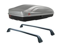 DachtrÄGer LP65+ Dachbox Absolute 400 FÜR Jeep Compass 2011-2017