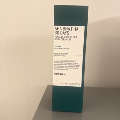 AHA. BHA. PHA 30 Days Miracle Acne Clear Body Cleanser, Some 14.10 oz Exp 2028