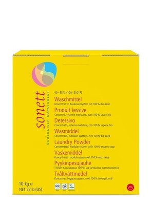 Sonett Waschmittel Pulver Konzentrat, 10 kg 10 (1er Pack) 