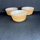 Vintage Anchor Hocking Fire King No.434 6 Oz  Peach Lusterware Dessert Cups (3)