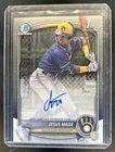 2025 Bowman Jesus Made Chrome Auto 1st Prospect #CPA-JM Brewers
