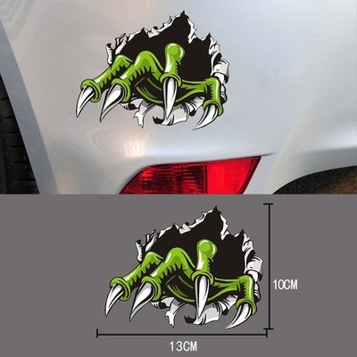 3D Monster Claw Car Sticker  Animal Claw Decal for Auto Body Exterior Decoration