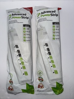 2 Pk TrickleStar 7 Outlet Advanced Smart Power Strip/Surge Protector