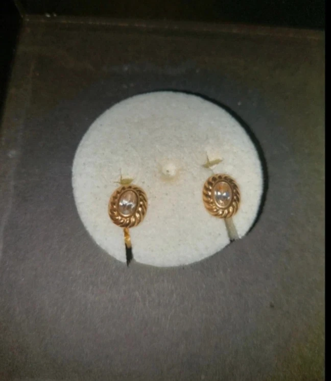 Orecchini da donna in oro 750 18 kt con zirconi - Immagine 2 di 4