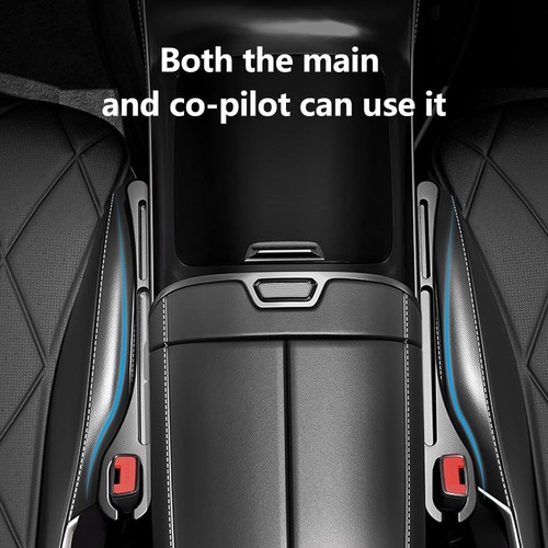 2 Stück Autositz Lückenfüller Organizer, Upgrade Auto Seitensitz Lückenfüller mit Phon... - Bild 6 von 6