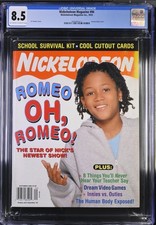 ROMEO ROOKIE RARE NICKELODEON COVER MAG 2003 POP 1 NEWSSTAND LIL ROMEO CGC 8.5